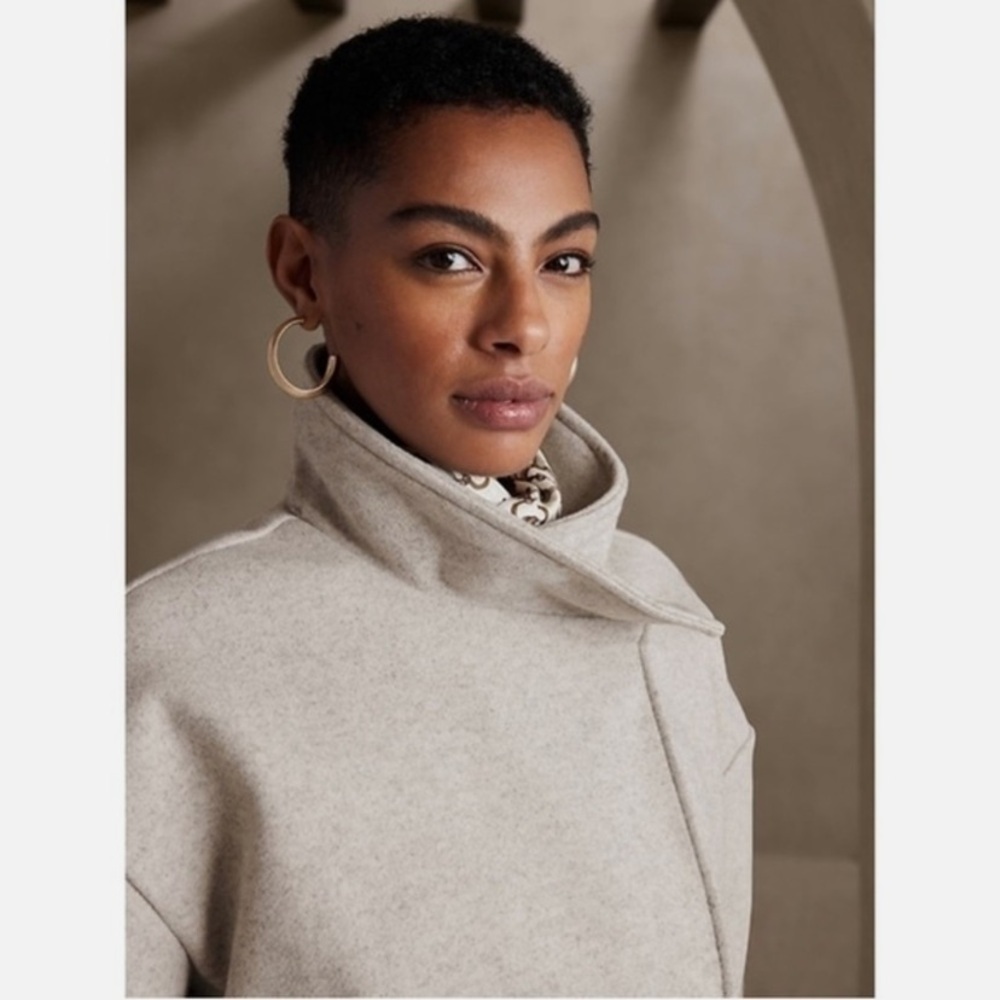 ✨HOST PICK✨ Banana Republic Melton Moto Jacket - Picture 7 of 9